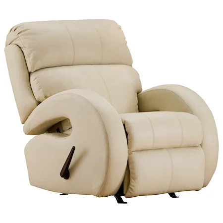 Customizable Power Rocker Recliner with Track Arms